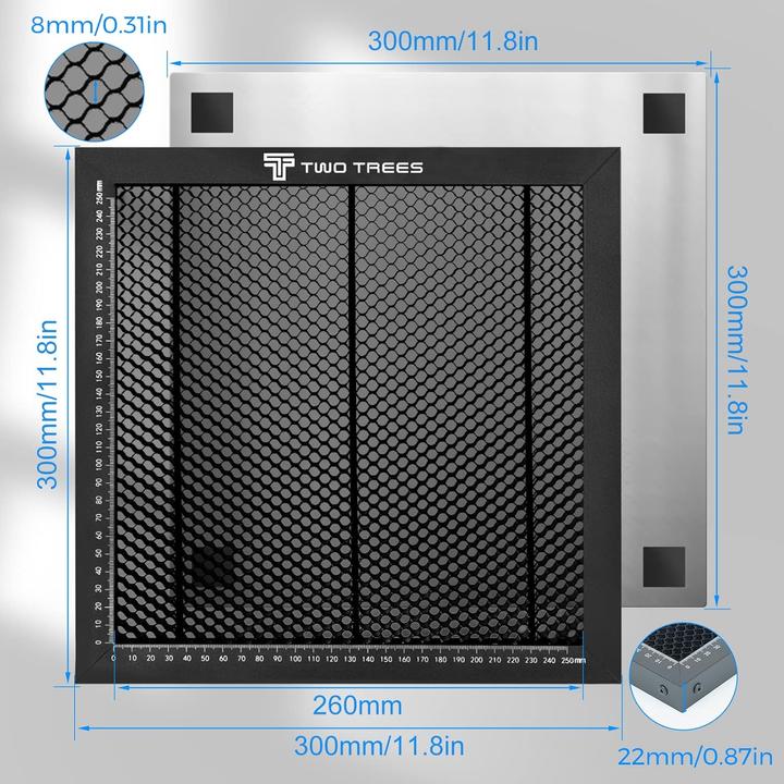 Image du produit Twotrees Wabentisch für Laser Graviermaschine