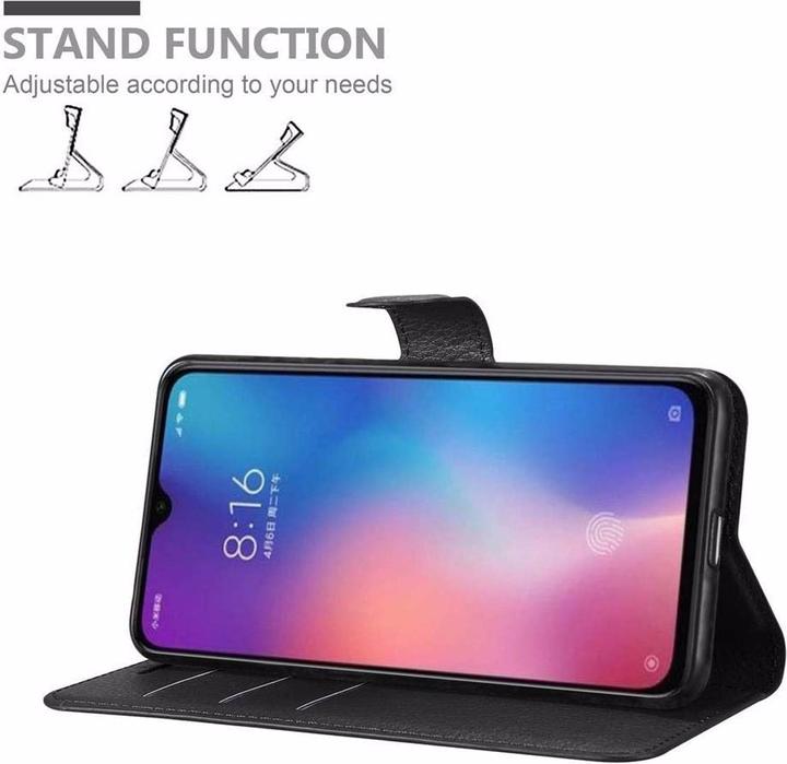 Actual product image Cadorabo Book with stand function cover (Mi 9)