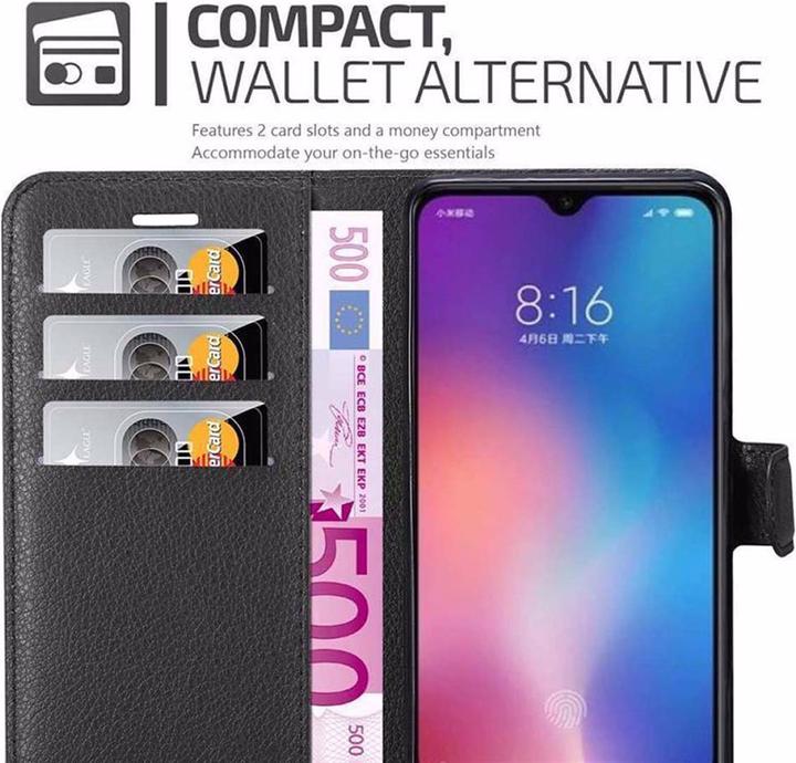 Actual product image Cadorabo Book with stand function cover (Mi 9)