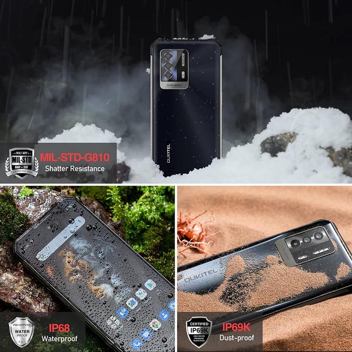Immagine prodotto Oukitel Smartphone (128 GB, Nero, 6.78", 8 Mpx, 4G)