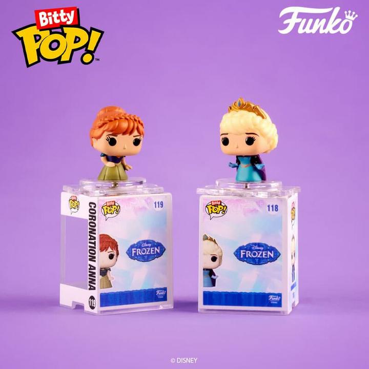 Actual product image Funko Disney Princesses pack 4 figurines Bitty POP! vinyl Cinderella 2,5 cm