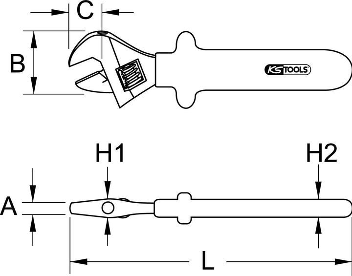 Produktbild KS Tools Rollgabelschlüssel (31 mm)