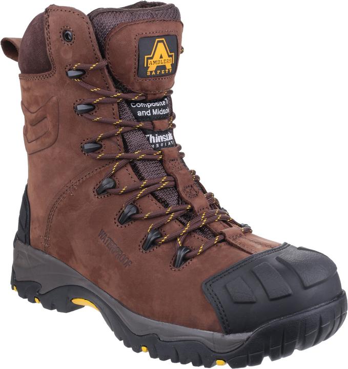 Actual product image Amblers Safety AS995 Pillar safety boots with zip fastener waterproof (40)