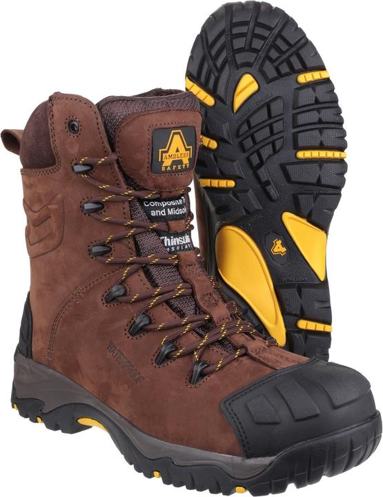 Actual product image Amblers Safety AS995 Pillar safety boots with zip fastener waterproof (40)