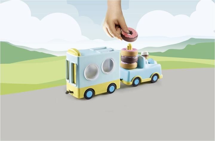 Actual product image Playmobil Crazy donut truck with stacking and sorting function (71325, Playmobil 1.2.3)