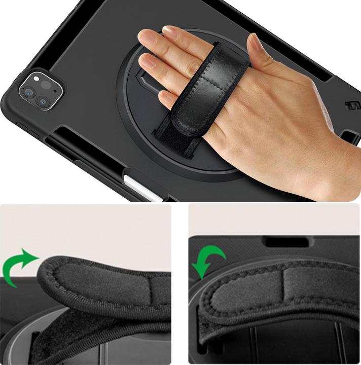Produktbild 4smarts Rugged Case Grip (iPad Pro 12.9 2018 (3. Gen), iPad Pro 12.9 2020 (4. Gen), iPad Pro 12.9 2021 (5. Gen), iPad Pro 12.9 2022 (6. Gen))