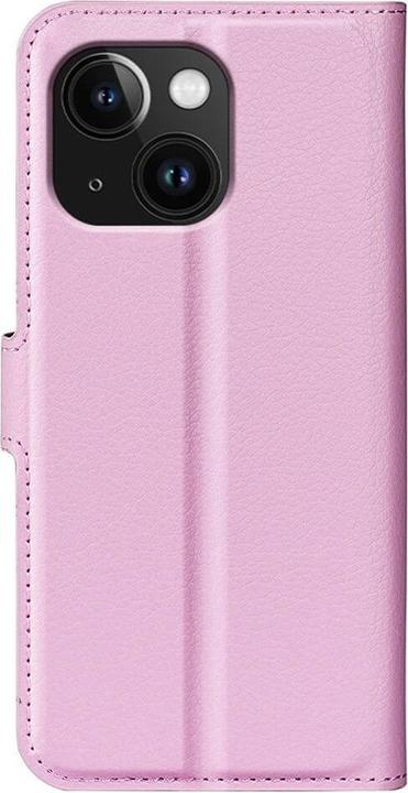 Actual product image Cover-Discount iPhone 15 - Leather Case Cover pink (Apple iPhone 15)