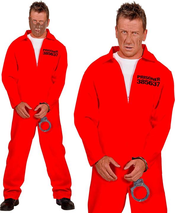 Actual product image Widmann Costume bank robber jumpsuit (XXL)