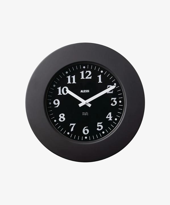 Produktbild Alessi Wanduhr schwarz (40 cm)