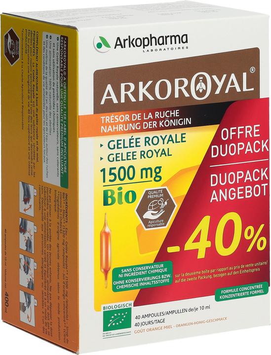 Actual product image Arkopharma Arkoroyal (20 Piece, Ampoule)