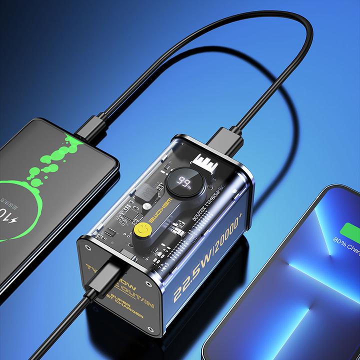 Image du produit Wekome Banque d'alimentation PD + QC (20000 mAh, 20000 W, 20000 Wh)