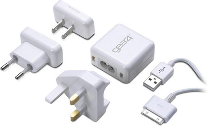 Produktbild gear4 World Tour USB Netzadapter für alle iPods & iPhones (5 W)