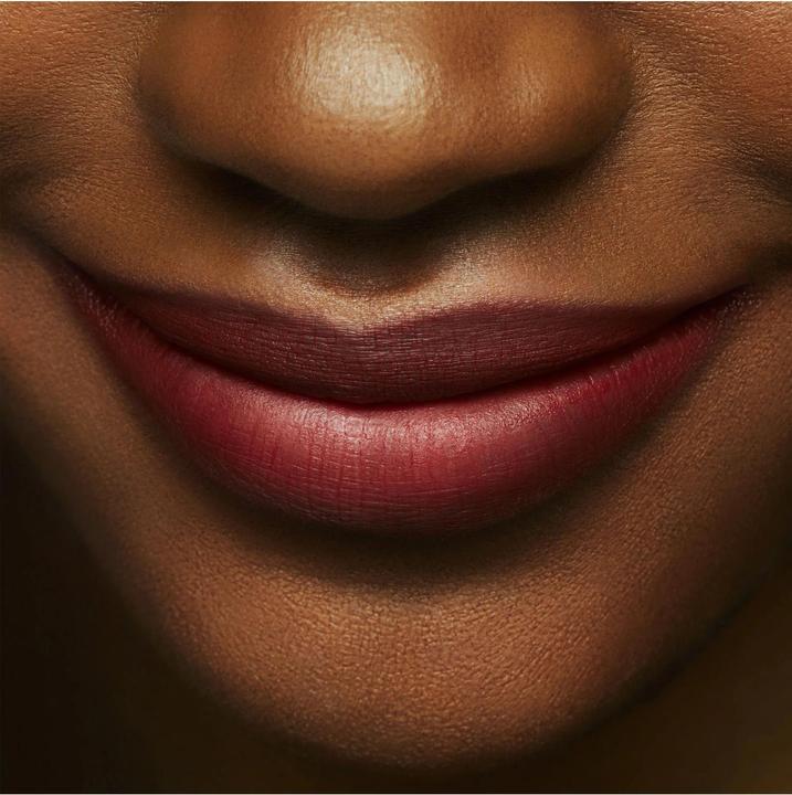 Actual product image MAC Cosmetics Powder Kiss Lipstick (926 Dubonnet Buzz)