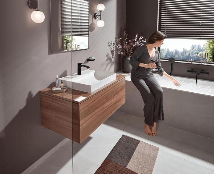 Image du produit hansgrohe Vivenis Mitigeur monocommandé pour lavabo 110 (noir mat)