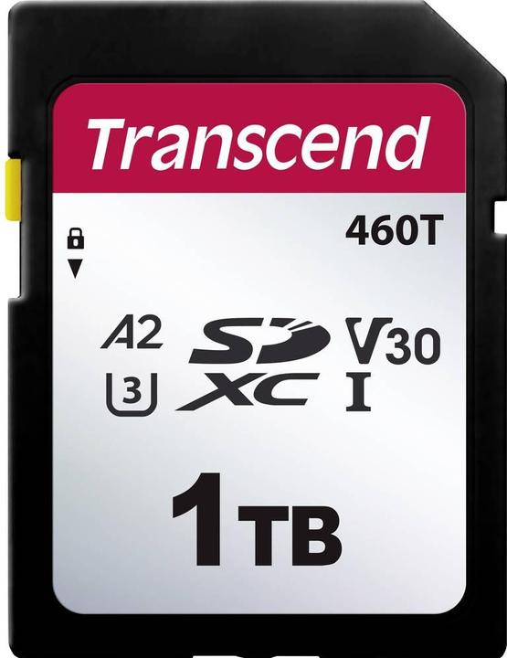 Actual product image Transcend TS1TSDC460T-VS1 SD card retail 1 TB (1000 GB, U3, UHS-I)