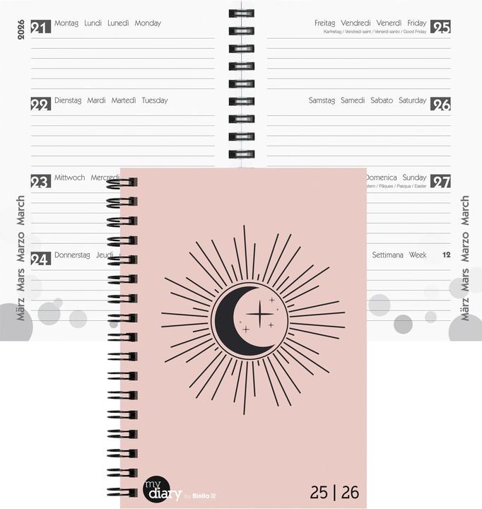 Immagine prodotto Biella Agende scolastiche mydiary Wire-O (12 x 16,5 cm, Tedesco)