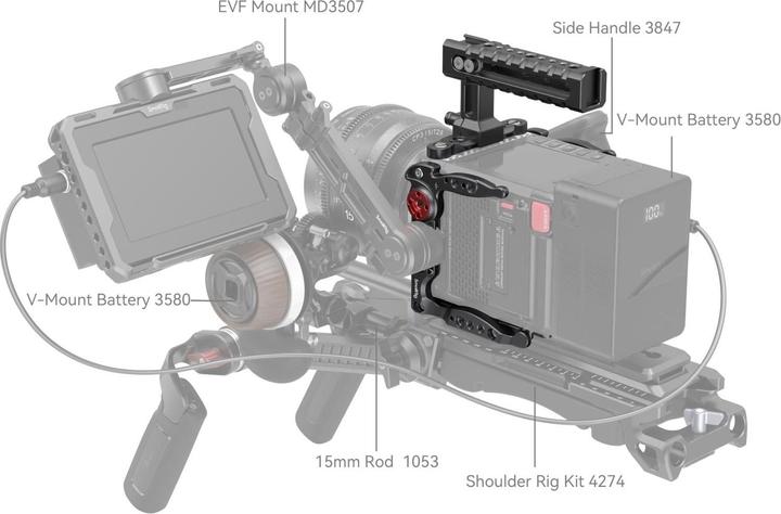 Immagine prodotto SmallRig Kit gabbia Basic per RED KOMODO / KOMODO-X 4110 (Gabbietta)