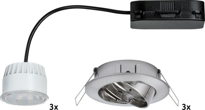Actual product image Paulmann LED recessed light set of 3 20.4 (1290 lm)
