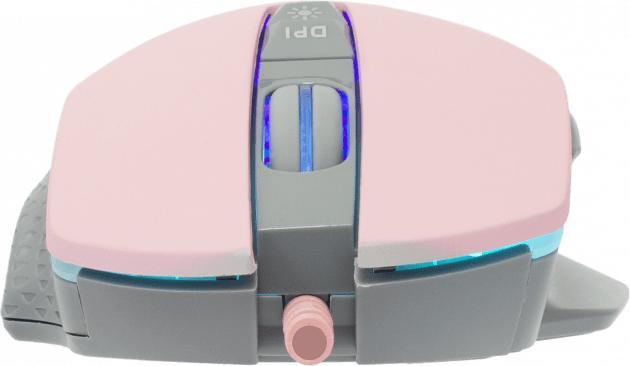 Image du produit White Shark Souris de jeu Gareth rose avec illumination RGB (Filaire)
