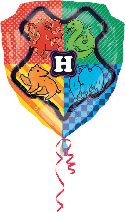 Actual product image Anagram Balloon in the shape of the Hogwarts crest