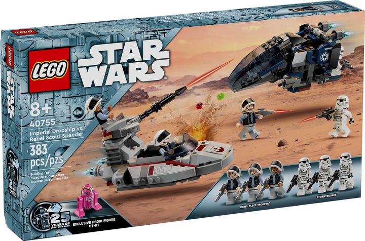 Image du produit LEGO Imperial Dropship vs. Rebel Scout Speeder (40755, LEGO Star Wars)