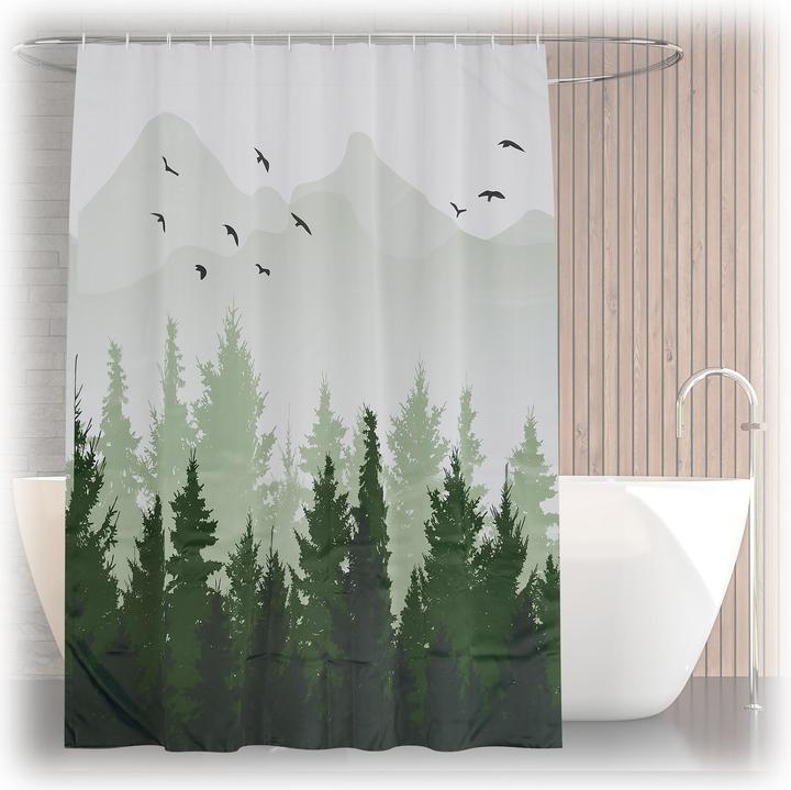 Relaxdays Shower screen (180 x 0.1 x 200 cm)
