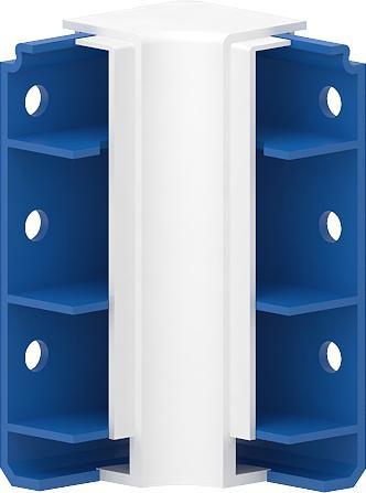 Elitec 4D 20x80-IE, Angle intérieur pour plinthe E