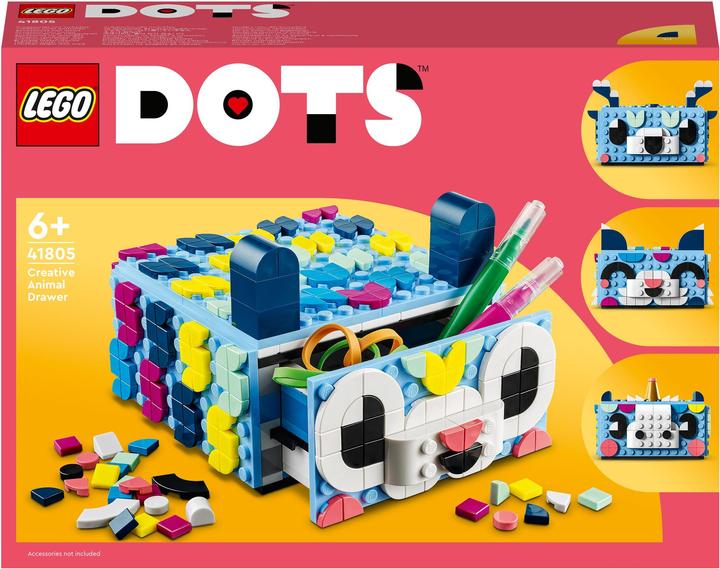 Produktbild LEGO Tier-Kreativbox mit Schubfach (41805, LEGO Dots)