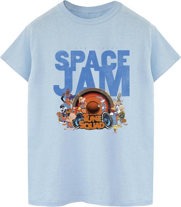 Actual product image Space Jam Womens/Ladies Tune Squad Cotton Boyfriend T-Shirt (M)