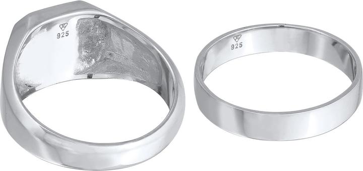 Image du produit Kuzzoi Set de bagues, bague sceau (66, Argent 925)