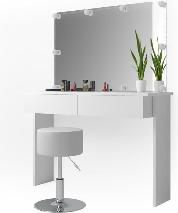 Produktbild Vicco Azur mit Hocker und Beleuchtung (120 x 40 x 84 cm)