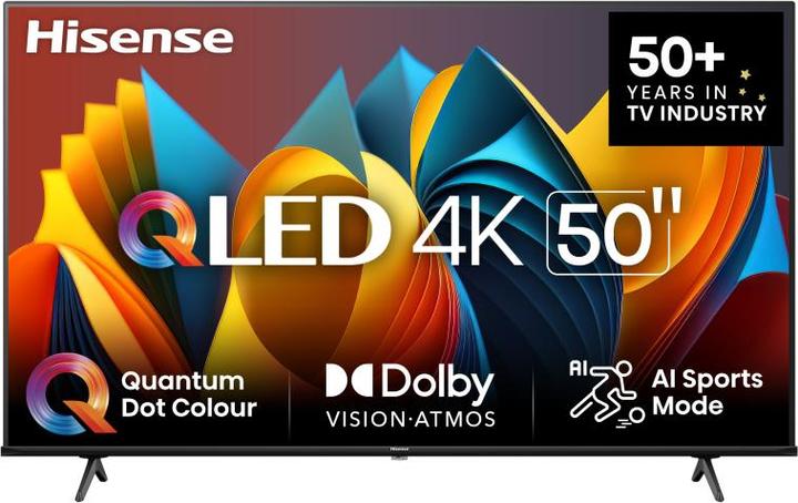 Image du produit Hisense TV 50E79NQ Smart TV 50 pouces 4K (50", QLED, 4K)