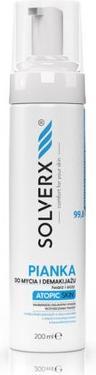 Solverx Atopic Skin Face Cleanser And Make-Up Removal Foam And Eyes For Atopic Skin 200Ml (Make-Up Entferner, 200 ml)