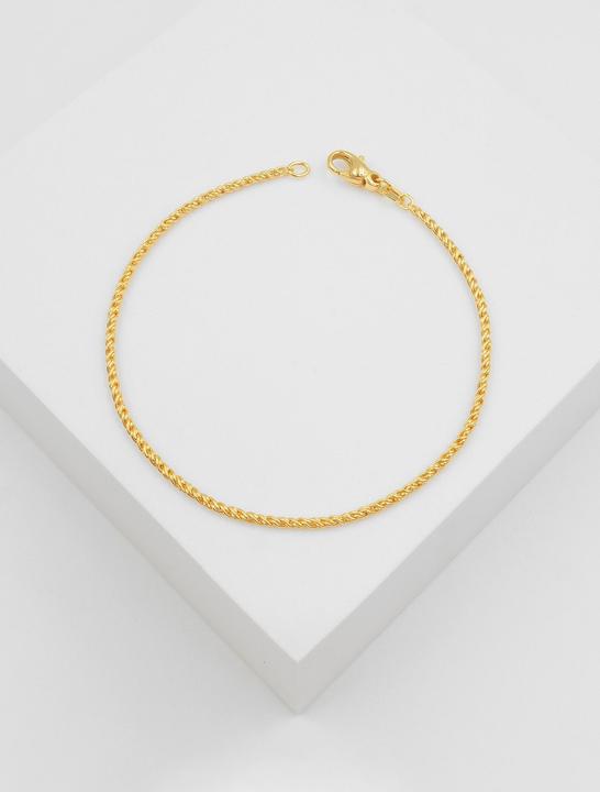 Produktbild Muau Doppelanker (19 cm, 750/18K Gelbgold)
