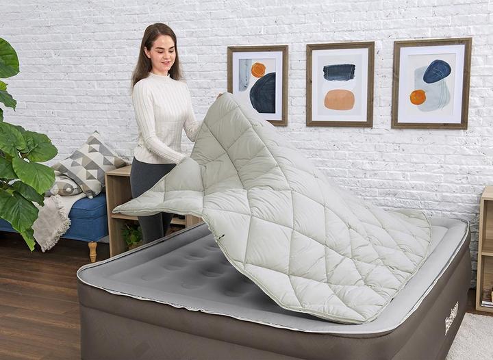 Actual product image Bestway Fortech Duvet Top Airbed Queen Built-in (152 x 203 cm)