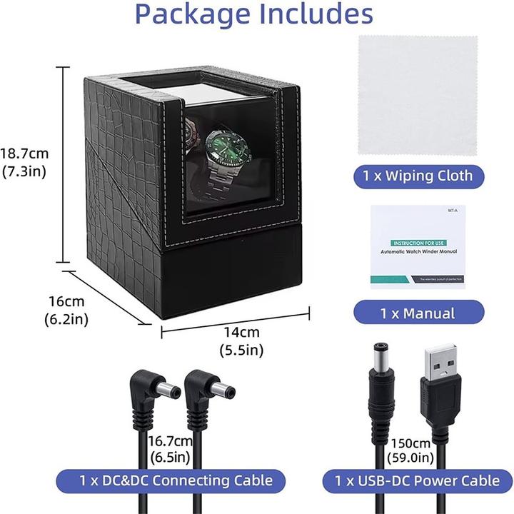 Produktbild Cbx Uhrenbeweger für 2 Uhren, Watchwinder (2 x)