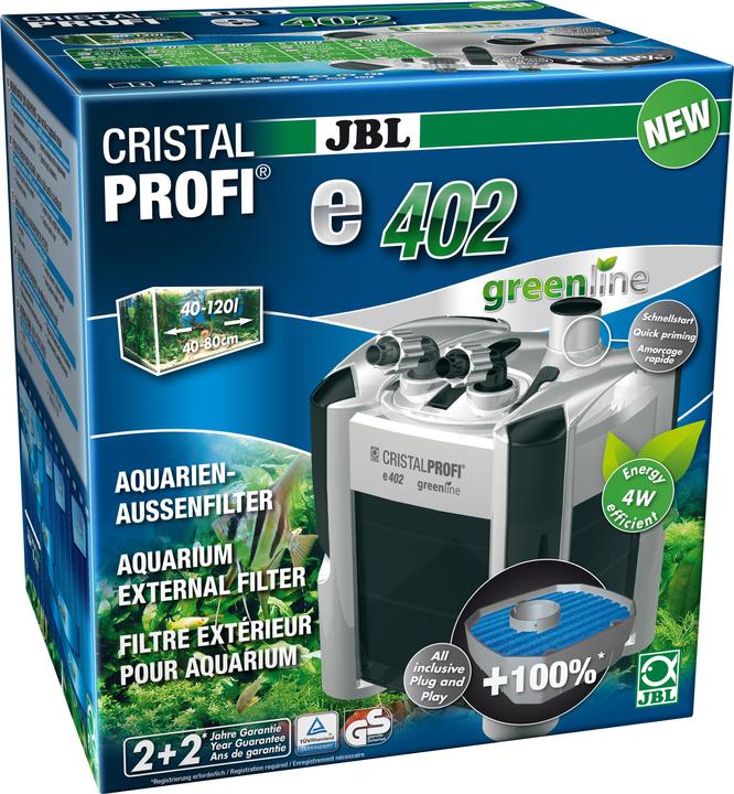 JBL Aquaristik und Terraristik Cristalprofi (120 l, Filtri esterni, Acqua marina)