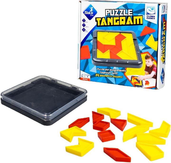 Productafbeelding Clown games Clown Spelletjes Tangram (Duits, Frans, Nederlands, Engels)