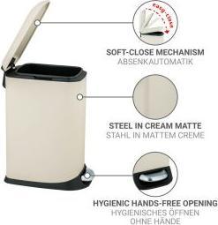 Produktbild Wenko Treteimer Design Easy-Close (12 l)