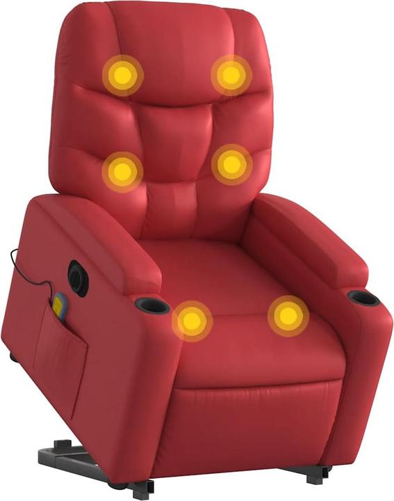 Produktbild VidaXL Massagesessel mit Aufstehhilfe Elektrisch Kunstleder