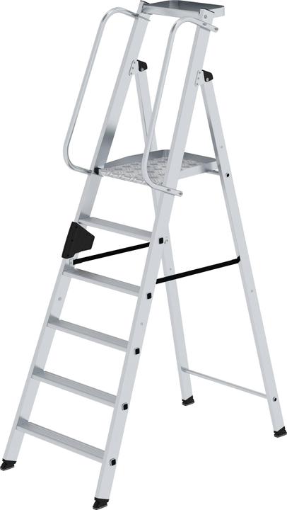 Produktbild Munk Plattformleiter 6 Stufen mit Ablageschale (Plattformleiter, 129 cm)