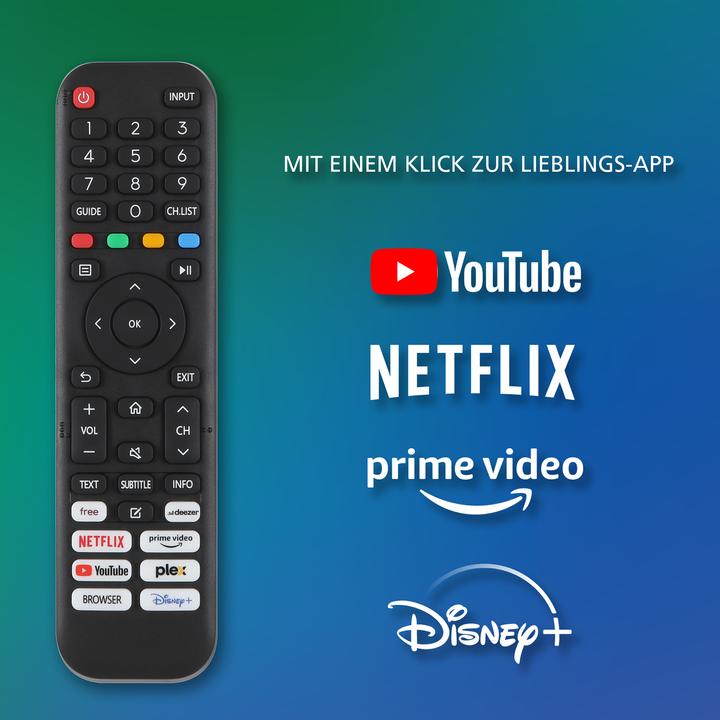 Actual product image Telefunken Fernseher 24 Zoll Smart TV VIDAA XH24VP550M-W HD Fernseher HDR TV mit Triple-Tuner (24", LED, HD, 2025)
