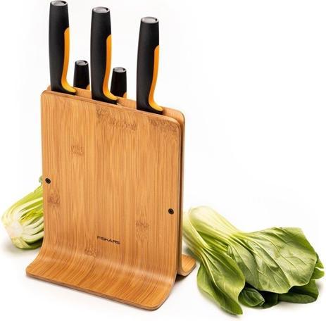 Actual product image Fiskars Functional Form 5 knife set with stand