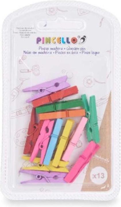 Produktbild Pincello Klammern klein Bunt Holz (24 Stück) (24 x)