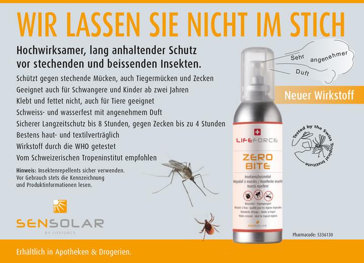 Actual product image Sensolar Zero Bite 100ml (100 ml)