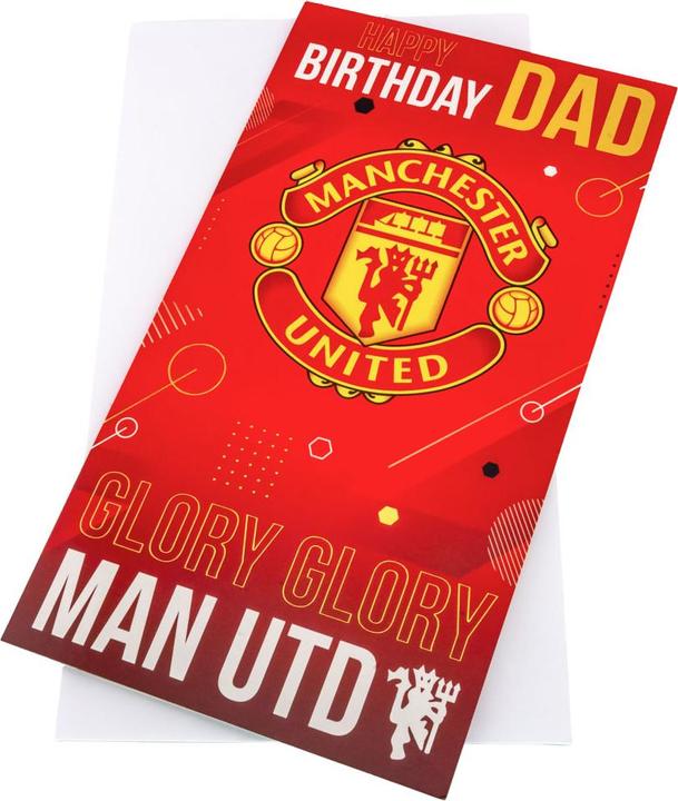 Actual product image Manchester United FC Dad Birthday Card (1 pcs.)
