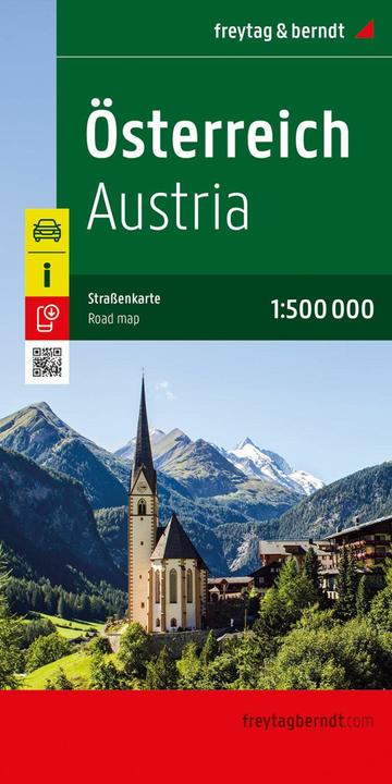 Produktbild Österreich, Strassenkarte 1:500.000, freytag & berndt