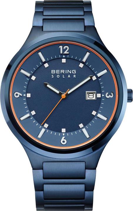 Actual product image Bering 14442-797 Slim Solar men's watch 42mm 5ATM (Analogue wristwatch)