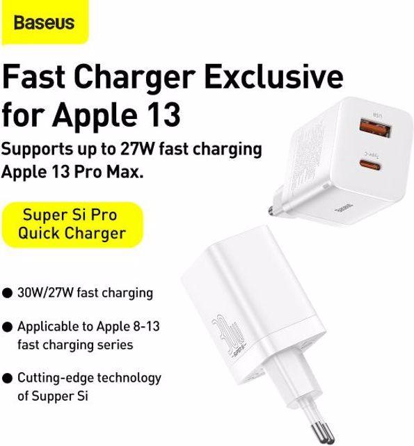Image du produit Baseus Super Si Pro Quick Charger (30 W)