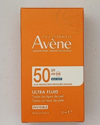 Actual product image Avène Ultra-Fluid Oil Control (Sun cream face, SPF 50, 50 ml, 0.05 g)